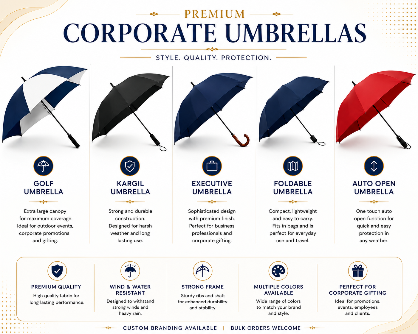 Corporate Umbrellas